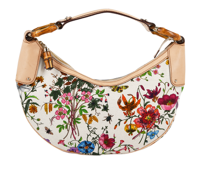 Bamboo Flora Shoulder Bag, front view